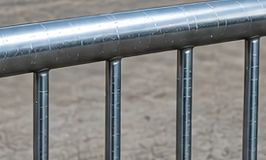 Detalhe da grade: barras verticais