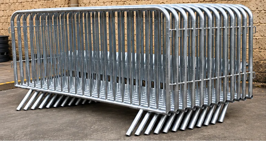 Grades de isolamento galvanizadas a fogo empilhadas